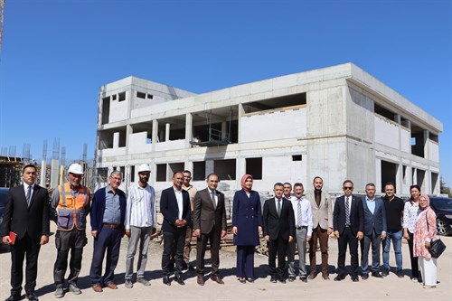 VALİ YİĞİTBAŞI YENİ DEVLET HASTANESİ İNŞAATINDA İNCELEMELERDE BULUNDU